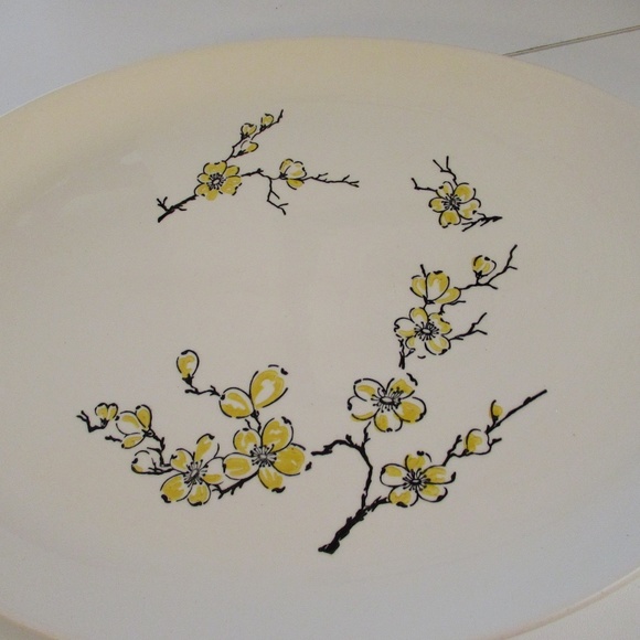 Marcrest Yellow Dogwood Oval Oven Proof Platter - Picture 8 of 8